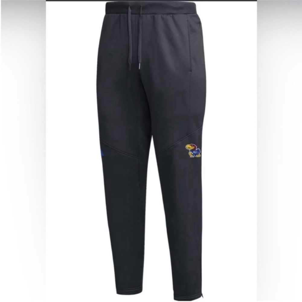 Adidas Black Joggers with Logo Accent